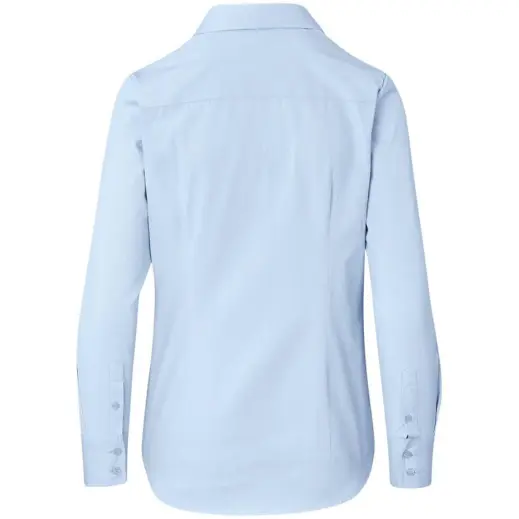 Ladies Long Sleeve Carolina Shirt Sky Blue Back
